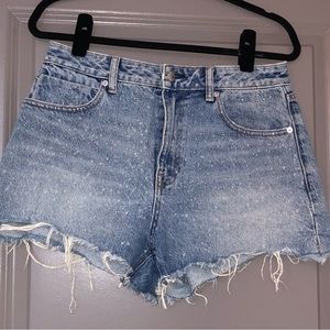 COPY - ALEXANDER WANG HIGH WAISTED BITE SHORTS SIZE 30